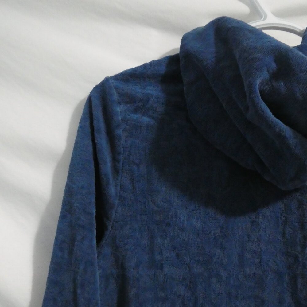 JUICY COUTURE | xl, extra large | Zip-Up Velour JC All Over Design Hooded Jacket - Picture 12 of 16